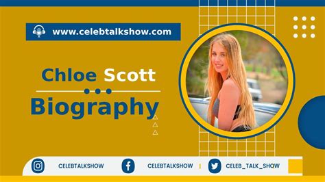 chloe scott|Chloe Scott Biography: Know Her Real Name, Height, Career, .